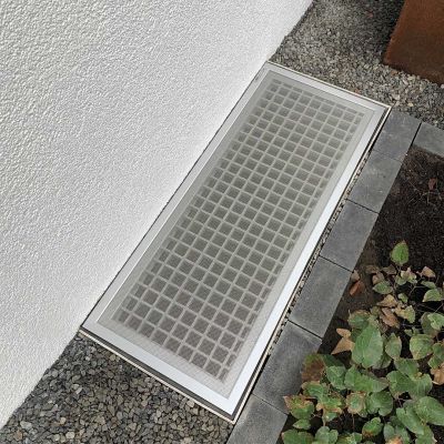 Lichschachteinsatz von oben fotografiert